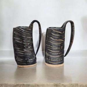 Modern Designed Multicolour Ceramic Viking Horn Cups High Standard Quality Business Gifts Wholesale Price Export to India - Product Image 1