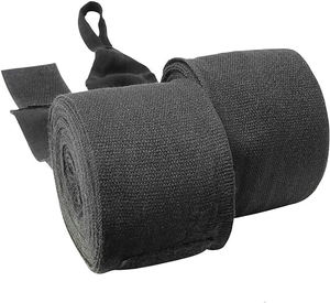 Haute qualité fait sur mesure à la main réglable entraînement entraînement Gym puissance levage musculation élastique poignet enveloppes pour la main - Product Image 5