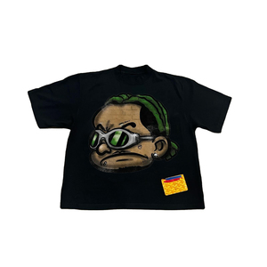 T-shirt personnalisé pour hommes de haute qualité graphique lourd Boxy coupe courte décontracté design surdimensionné - Product Image 1