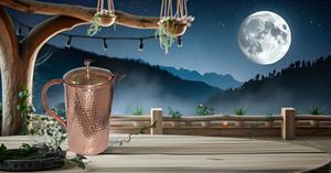 Pichet à eau martelé en cuivre pur 1,5 L Ayurveda Health Benefit Pitcher avec métal fini pour un usage quotidien - Product Image 4