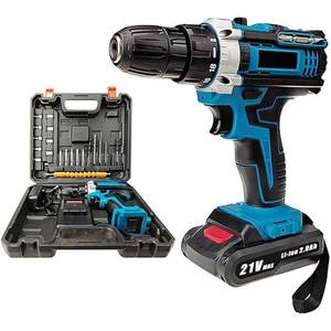 สว่านโรตารี่ไร้สาย 21V สำหรับงาน DIY และอุตสาหกรรม พร้อมแบตเตอรี่ 2 ก้อน สำหรับงานคอนกรีต - Product Image 2