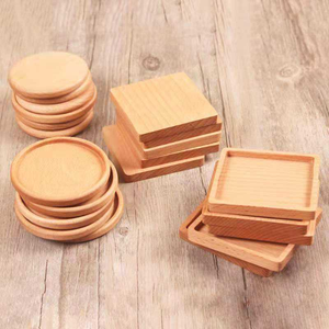 Custom Classic Eco-Friendly Wooden <b>Coasters</b> <b>for</b> <b>Drinks</b>-Custom Size & Thickness - Product Image 1
