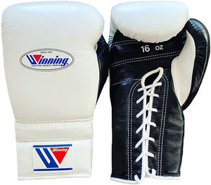 Fabrication sur mesure de gants de boxe gris à lacets en cuir de vache, gants de boxe de compétition personnalisés pour adultes - Product Image 1