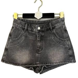 Shorts en jean pour femmes, nouveau design, haute qualité, sur mesure, avec poches, style sexy streetwear, délavé, décontracté, mode été. - Product Image 1