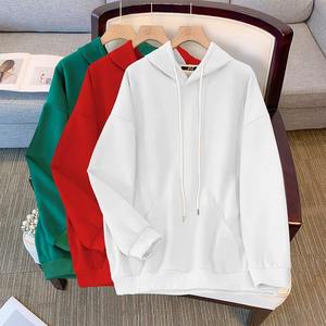 เสื้อสเวตเตอร์แขนยาวใส่ได้ทั้งชายและหญิงไซส์ใหญ่พิเศษมีฮู้ด9สีมีซิปพิมพ์ดิจิตอลขนาดพอดีตัวปกติฤดูใบไม้ร่วงฤดูหนาว - Product Image 2