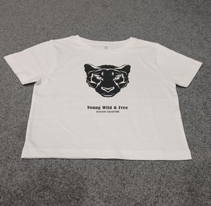 เสื้อครอปคอกลมแขนสั้นสำหรับผู้หญิง, เสื้อยืดครอปผ้าฝ้ายคุณภาพสูงจากบังคลาเทศ - Product Image 4