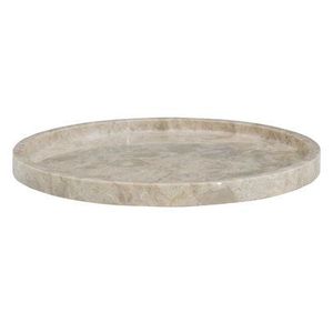 Porte-savon rond beige en marbre pour salle de bain Plateau à savon élégant en marbre avec surface lisse Accessoire de salle de bain de luxe Rangement élégant - Product Image 6