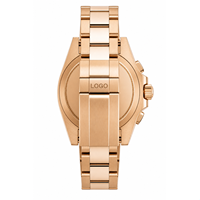 Montre-bracelet minimaliste pour homme sportif, cadran personnalisé, étanche, à quartz, en acier inoxydable, avec chaîne, vente en gros 128