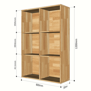 Étagère à livres en bois à 3 niveaux KS68109, 120 cm de haut, avec matériaux en plastique et en métal, pour bureau, salon, garage - Product Image 4