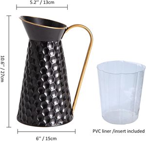 Premium Handmade Iron Flower <b>Vase</b> Modern Decorative <b>Vase</b> for Home Interior Flower <b>Vase</b> Home Decor Modern Creative Zahid EXports - Product Image 6