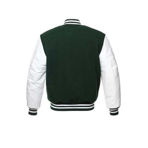 Custom Varsity <b>Jacket</b> With <b>Leather</b> Sleeves Varsity Baseball <b>Jacket</b> Plain Blank Varsity Letterman <b>Jackets</b> - Product Image 6