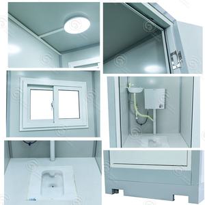 Toilettes mobiles écologiques portables, modules <span class=keywords><strong>de</strong></span> salle <span class=keywords><strong>de</strong></span> bain préfabriqués, toilettes publiques complètes pour le camping en extérieur et la construction - Product Image 2