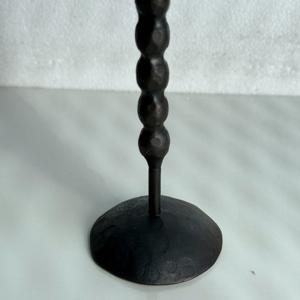 Nouveauté : Bougeoir en fer forgé à la main, finition noire huilée, pour la décoration de la maison, de l'hôtel, du restaurant, à bas prix en Inde - Product Image 3