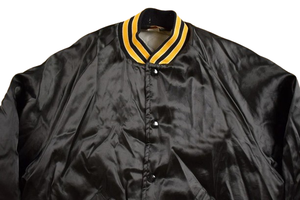 2025 mode femmes court brut Satin épais veste de luxe brillant Bomber Streetwear fête université Style OEM disponible en gros - Product Image 3