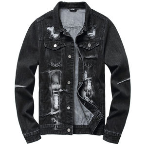 Chaqueta de invierno de estilo callejero informal personalizable para hombre, abrigos de moda al por mayor para montar, vaqueros, prendas de vestir, uso en otoño e invierno - Product Image 1