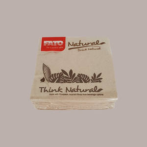 Econatural Servilletas De Tela De 2 Capas 500 Piezas Natural Havana 24x24 Aperitivo - Product Image 1