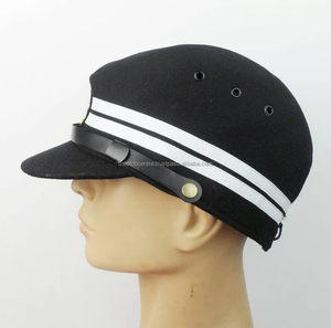 Casquette marine en gros OEM, logo personnalisé, uniforme foncé en coton imprimé, unisexe, usage quotidien, vente chaude pour les conducteurs de transport - Product Image 3