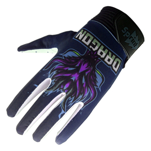 ถุงมือหนังรับอเมริกันฟุตบอลพิมพ์ลายโลโก้ออกแบบได้ตามต้องการ - Product Image 6