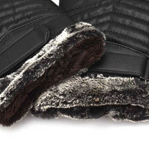 ถุงมือหนังแฟชั่นสำหรับฤดูหนาวถุงมือหนังแฟชั่นออกแบบได้ตามต้องการ - Product Image 6