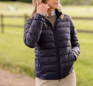 Winter Custom cropped sleeveless light zip up matelassé doudoune equestrial vest for women with add your brand logo - Product Image 4