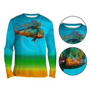 T-shirt de pêche en matériau durable, logo personnalisé imprimé, manches longues, longueur personnalisée, fabricant pakistanais - Product Image 4