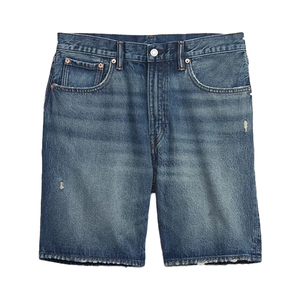 กางเกงขาสั้นผ้ายืดขาสั้นสำหรับผู้ชายทรงตรงทรงหลวมซักได้ตามต้องการสำหรับฤดูร้อน - Product Image 2