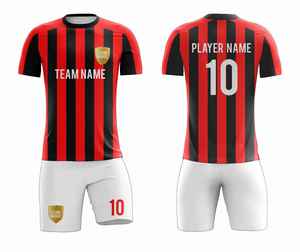 Derniers modèles d'uniformes de football personnalisés légers à manches courtes 2026 |   Maillots sublimés respirants |   Kits OEM - Product Image 2