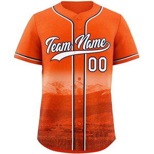 Maillot de baseball personnalisé pour hommes, vêtements de sport respirants pour le softball pour les joueurs de baseball - Product Image 5