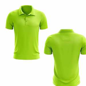 Polos de algodón 100% con logotipo personalizado y manga corta de tres botones de tamaño. Sialkot Deportes - Product Image 6