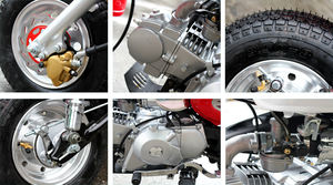 새로운 원숭이 125cc 4 행정 전기/킥 스타트 수동 클러치 미니 오토바이 - Product Image 5