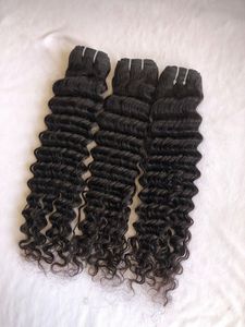 Export 100% Virgin Hair Machine Trama doble en precio al por mayor Onda profunda con proceso de vapor Extensión de cabello humano listo para enviar - Product Image 3