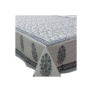 Venta caliente 100% mantel de algodón bloque de mano impreso diseño Jacquard artesanía atemporal mejor precio para mesa de algodón puro - Product Image 1