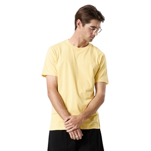 Camiseta de hombre de gran tamaño de peso pesado OEM 100% algodón poliéster lavado personalizado/algodón ropa de calle informal estilo impreso logotipo tejido - Product Image 2