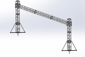 Hiển thị buổi hòa nhạc Hợp kim nhôm giàn sử dụng rộng rãi giàn ánh sáng sân khấu giàn cho triển lãm - Product Image 6