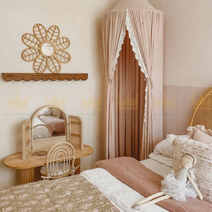 Espejo de ratán ecológico moderno hecho a mano, espejo de pared boho-chic de forma personalizable para decoración del hogar para sala de estar y dormitorio - Product Image 4