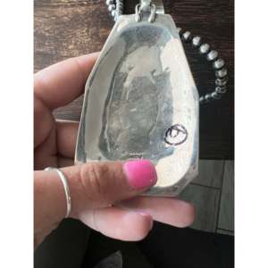 Bobby Johnson # Pendentif en argent sterling et turquoise (8 pièces) avec technologie d'incrustation à sertissage clos - Product Image 5