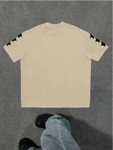 Haute qualité 100% coton été T-Shirts pour hommes sérigraphié graphique surdimensionné Fit respirant tissu Streetwear mode t-shirt - Product Image 4