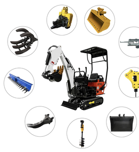 Nouvelle mini-excavatrice sur chenilles de 1,2 t pour usage domestique, agricole et de jardin - Product Image 1