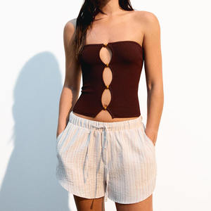 Pantalones vaqueros para mujer, ropa de calle Vintage transpirable, pantalones vaqueros de cintura alta, pantalones vaqueros ajustados desgastados para mujer - Product Image 3