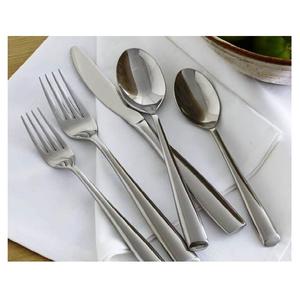 Juego de cubiertos de acero inoxidable de 5 con pulido mate para cocina y hogar Juegos de Cubiertos de utensilios de cocina de alta calidad - Product Image 1