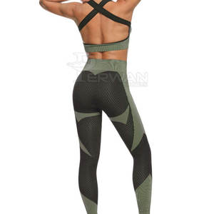 Conjunto de Yoga para mujer, novedad de 2025, diseño profesional, patrón sólido, característica de talla grande, venta al por mayor, conjunto de Yoga para mujer de nuevo diseño - Product Image 5