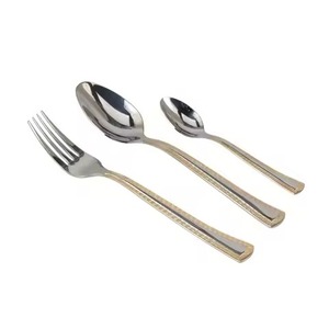 Juego de Cubiertos de Acero Inoxidable Pulido, Tenedor, Cuchara, Cuchillo, Cubiertos para el Hogar, Cocina, Mesa de Comedor - Product Image 2