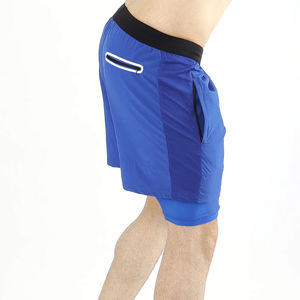 Prix de gros Short de compression teint uni pour hommes Short de compression pour athlétisme, course à pied, entraînement, entraînement Shorts de compression pour hommes Shorts pour hommes - Product Image 2