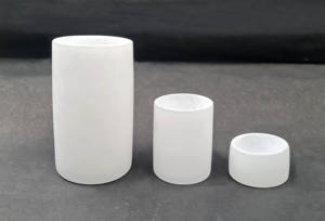 Portavelas de Mármol Blanco Natural, Impreso en Tipografía Artesanal, Decoración Navideña para el Hogar, Recipiente con Tapa - Product Image 5