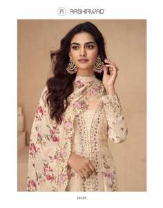 Nouvel arrivage de vêtements ethniques à la mode de qualité supérieure costume Salwar chinon séquence et broderie travail femme fabricant de mode - Product Image 4