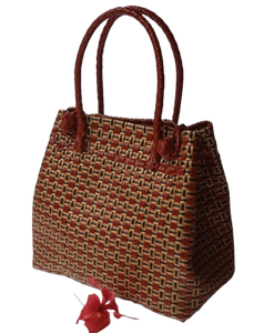 Wholesale Trendy Women's Handbag Shoulder Shopping <b>Tote</b> Bag Recycled <b>Plastic</b> Material with Unique Design - Product Image 4