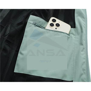 Chaqueta Impermeable para Mujer, Ligera, con Capucha, Cortavientos, para Senderismo, Trekking y Caminatas, Color Verde Guisante - Product Image 5