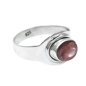 แหวนทัวร์มาลีนธรรมชาติหรูหราเงินสเตอร์ลิง925สำหรับสตรีเครื่องประดับอัญมณีอัญมณีทำมือสำหรับผู้หญิง - Product Image 2