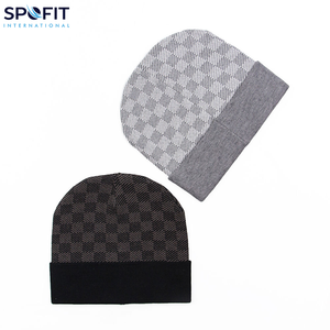 Gorro de Punto Jacquard Unisex Personalizado al por Mayor 2025/2026, Transpirable, Impermeable, 100% Algodón, para Viajes, Playa, Invierno - Product Image 2