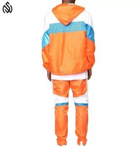 Conjunto cortavientos ligero sublimado de último diseño para hombre, bajo MOQ personalizado, ropa informal, conjunto de chaqueta cortavientos - Product Image 2